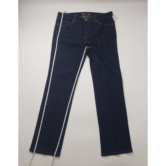 Miraclebody Jeans Women's Size 16 Mystic Blue Dark Wash Denim Slimming Stretch - Picture 5 of 16